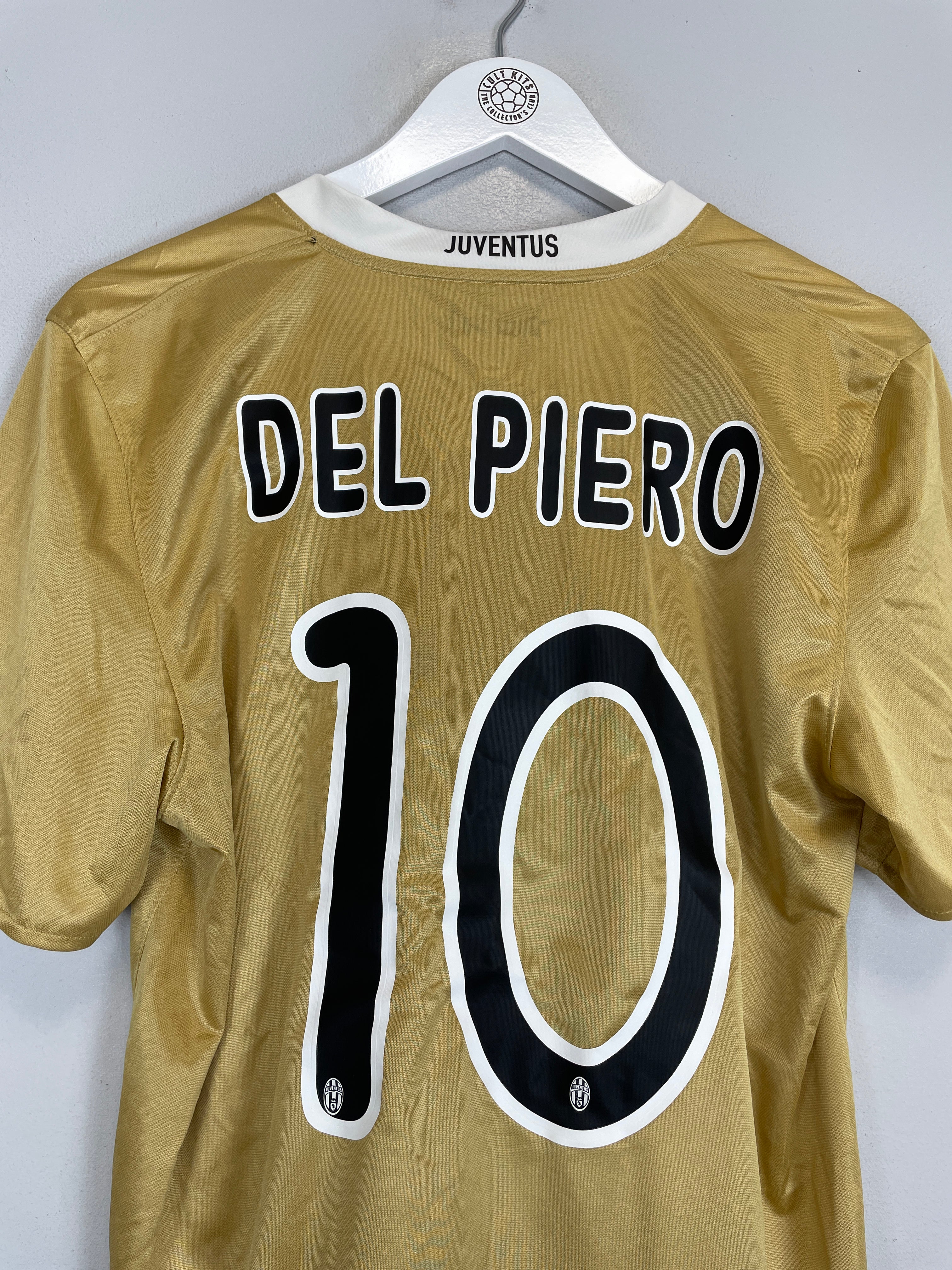Shop 2008/10 JUVENTUS DEL PIERO #10 AWAY SHIRT (M) NIKE, classic football shirts, vintage football shirts & retro soccer jerseys at Cult Kits