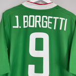 Shop 2003/04 MEXICO BORGETTI #9 HOME SHIRT (XL) NIKE, classic football shirts, vintage football shirts & retro soccer jerseys at Cult Kits