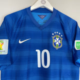 2014/15 BRAZIL NEYMAR #10 AWAY SHIRT (M) NIKE