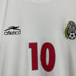 Shop 2001/02 MEXICO C.BLANCO #10 AWAY SHIRT (L) ATLETICA, classic football shirts, vintage football shirts & retro soccer jerseys at Cult Kits