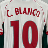 Shop 2001/02 MEXICO C.BLANCO #10 AWAY SHIRT (L) ATLETICA, classic football shirts, vintage football shirts & retro soccer jerseys at Cult Kits