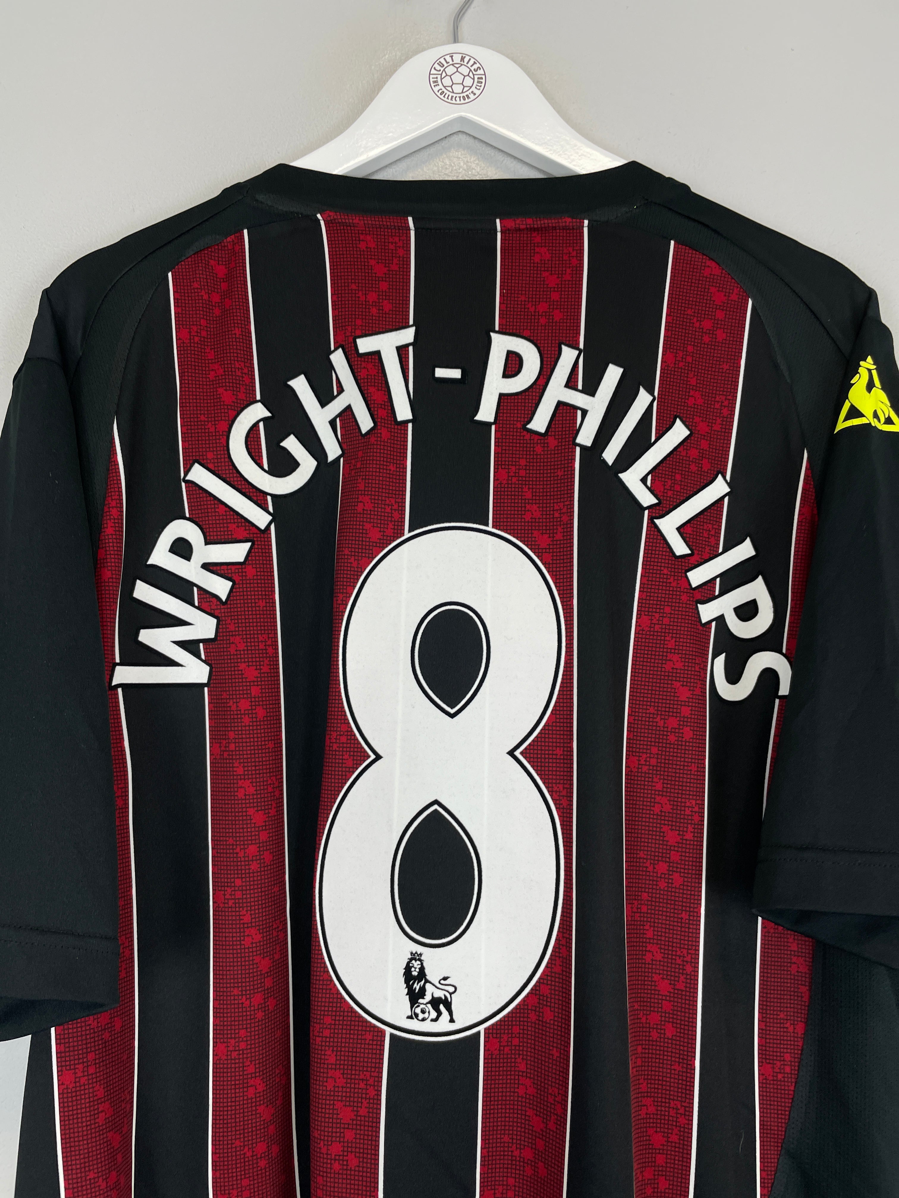 Shop 2008/09 MANCHESTER CITY WRIGHT PHILLIPS #8 AWAY SHIRT (XL) LE COQ, classic football shirts, vintage football shirts & retro soccer jerseys at Cult Kits