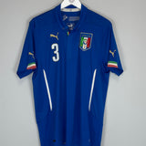 2014/15 ITALY CHIELLINI #3 HOME SHIRT (XL) PUMA