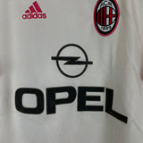 Shop 1998/99 AC MILAN MALDINI #3 AWAY SHIRT (M) ADIDAS, classic football shirts, vintage football shirts & retro soccer jerseys at Cult Kits