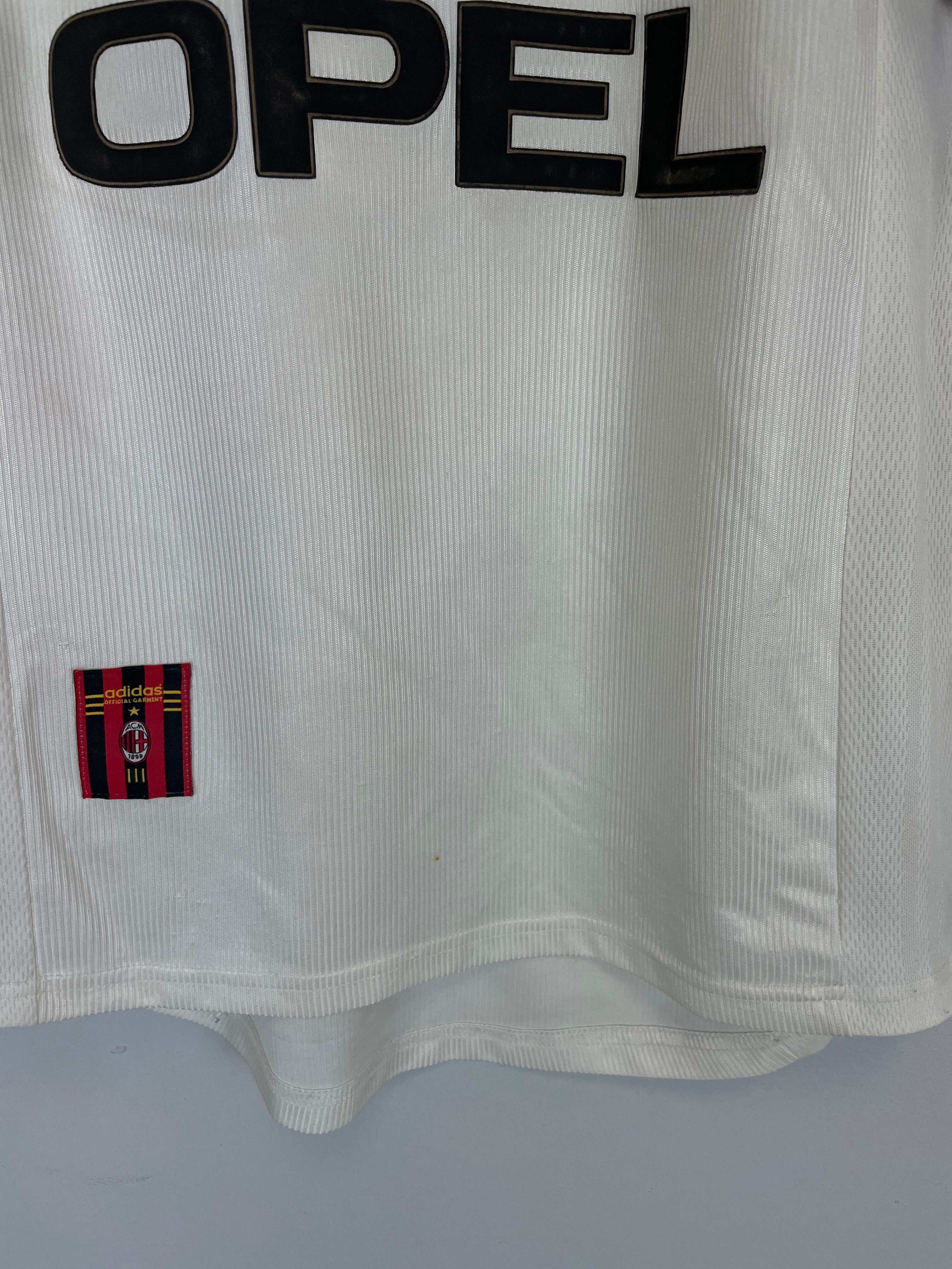 Shop 1998/99 AC MILAN MALDINI #3 AWAY SHIRT (M) ADIDAS, classic football shirts, vintage football shirts & retro soccer jerseys at Cult Kits