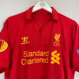 2012/13 LIVERPOOL SUAREZ #7 E/L HOME SHIRT (M) WARRIOR