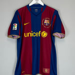 Buy 2007/08 BARCELONA RONALDINHO 10 HOME SHIRT (M) NIKE ~ Free worldwide shipping available ~ Authentic Vintage Football Shirts from Cult Kits