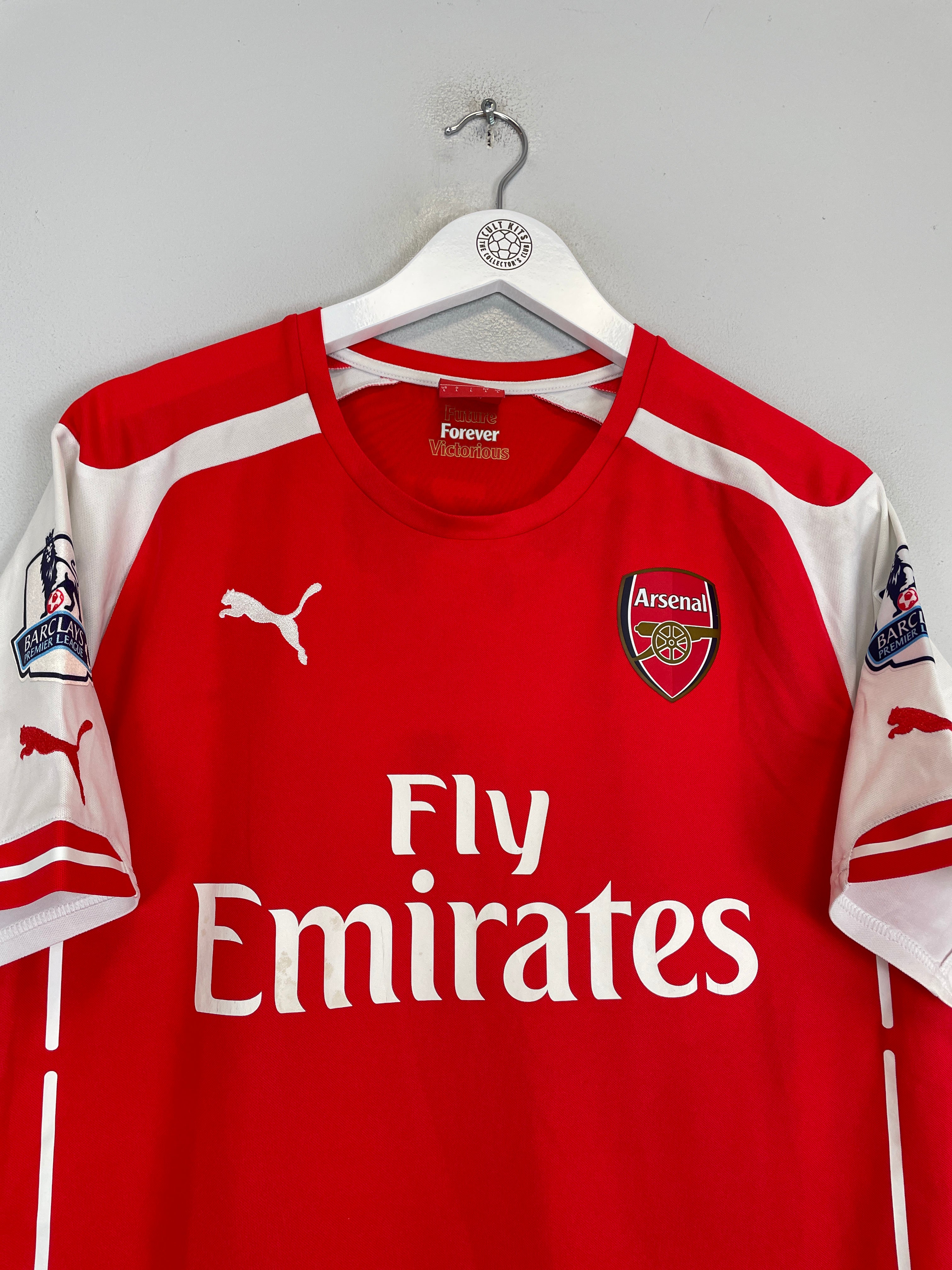 Shop 2014/15 ARSENAL OZIL #11 HOME SHIRT (L) PUMA, classic football shirts, vintage football shirts & retro soccer jerseys at Cult Kits