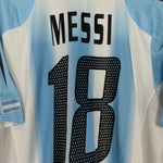 Shop 2004/06 ARGENTINA MESSI #18 HOME SHIRT (L) ADIDAS, classic football shirts, vintage football shirts & retro soccer jerseys at Cult Kits
