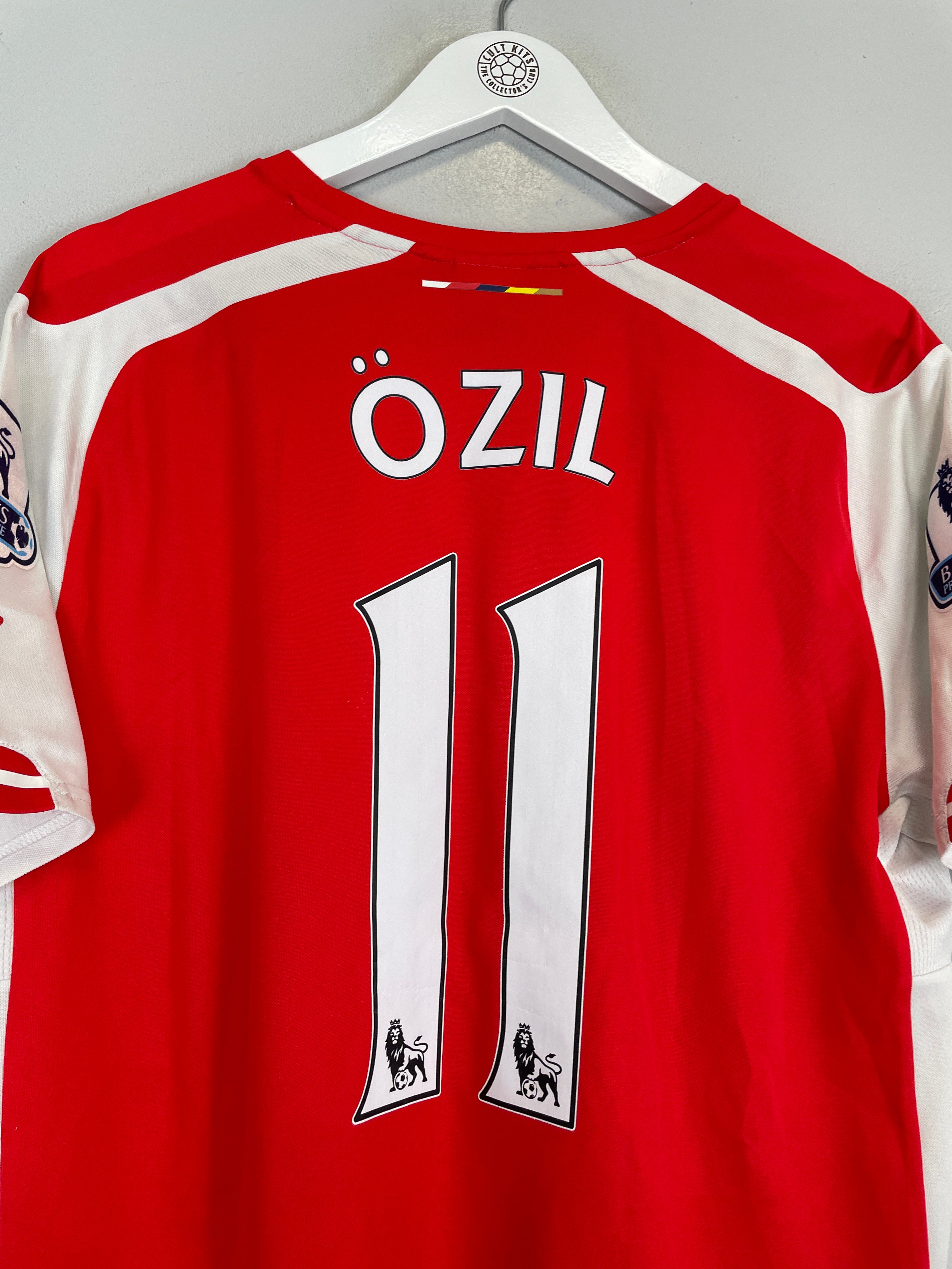 Shop 2014/15 ARSENAL OZIL #11 HOME SHIRT (L) PUMA, classic football shirts, vintage football shirts & retro soccer jerseys at Cult Kits