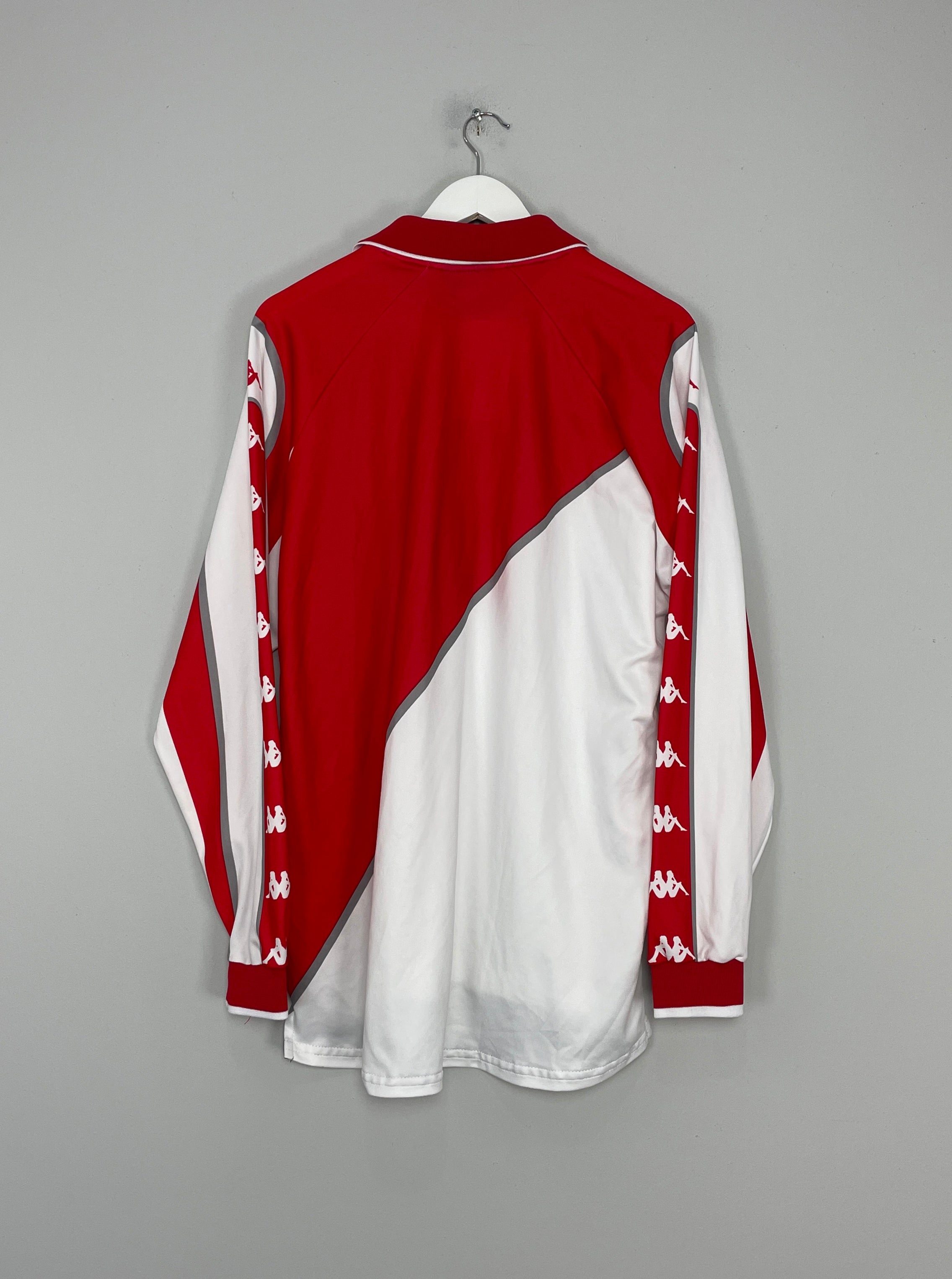 Shop 2000/01 MONACO L/S HOME SHIRT (XL) KAPPA, classic football shirts, vintage football shirts & retro soccer jerseys at Cult Kits