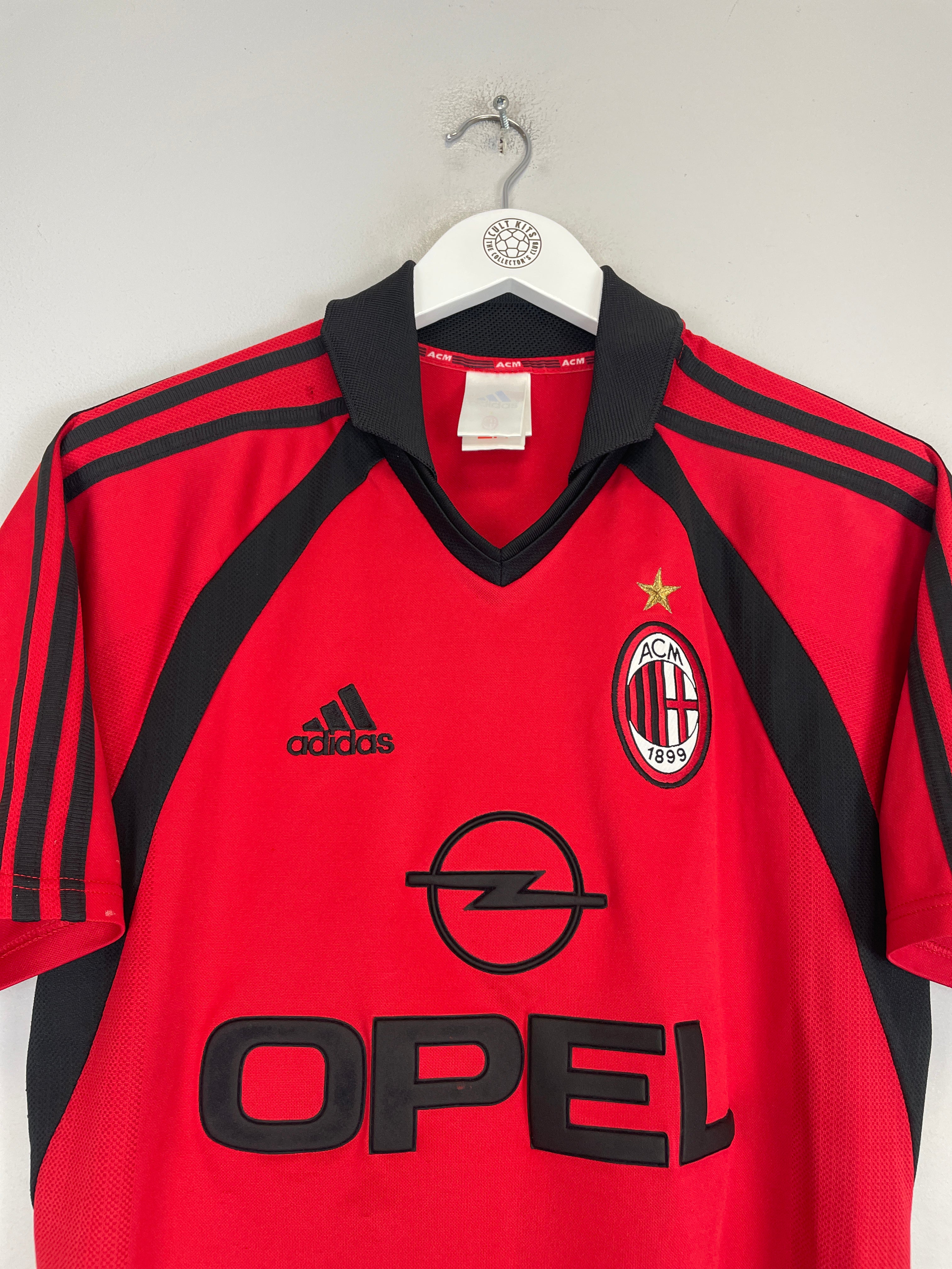 Shop 2001/02 AC MILAN MALDINI #3 THIRD SHIRT (S) ADIDAS, classic football shirts, vintage football shirts & retro soccer jerseys at Cult Kits