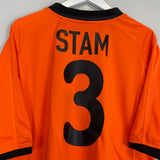 2000/02 NETHERLANDS STAM #3 HOME SHIRT (XL) NIKE