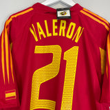 2004/06 SPAIN VALERON #21 *BNWT* HOME SHIRT (XL) ADIDAS