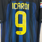 Shop 2016/17 INTER MILAN ICARDI #9 HOME SHIRT (M) NIKE, classic football shirts, vintage football shirts & retro soccer jerseys at Cult Kits