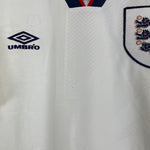 Shop 1993/95 ENGLAND HOME SHIRT (M) UMBRO, classic football shirts, vintage football shirts & retro soccer jerseys at Cult Kits