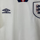 Shop 1993/95 ENGLAND HOME SHIRT (M) UMBRO, classic football shirts, vintage football shirts & retro soccer jerseys at Cult Kits