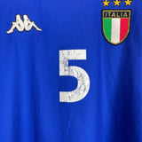 1998/99 ITALY #5 L/S HOME SHIRT (L) KAPPA