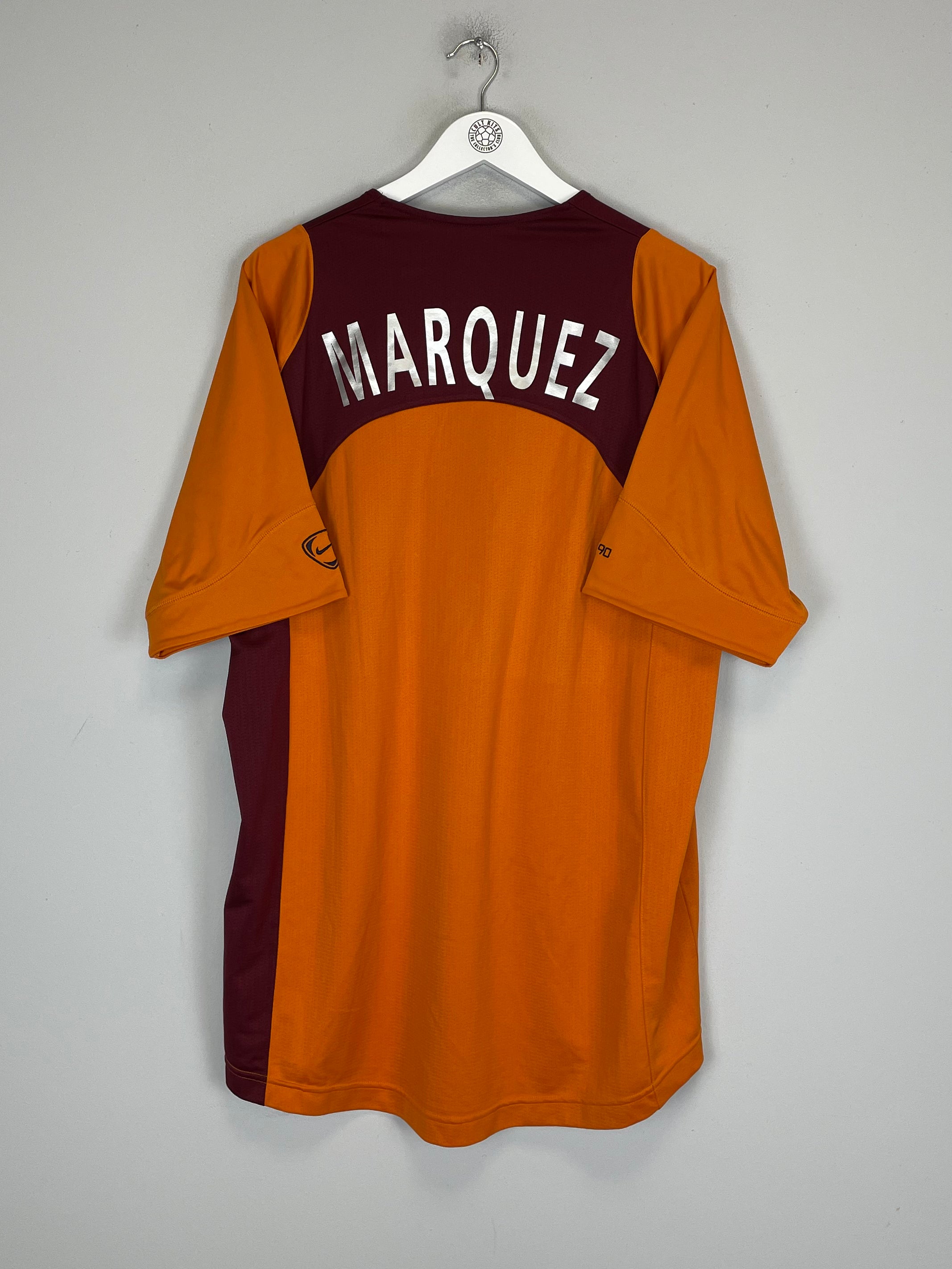 Shop 2004/05 BARCELONA MARQUEZ TRAINING SHIRT (XL) NIKE, classic football shirts, vintage football shirts & retro soccer jerseys at Cult Kits