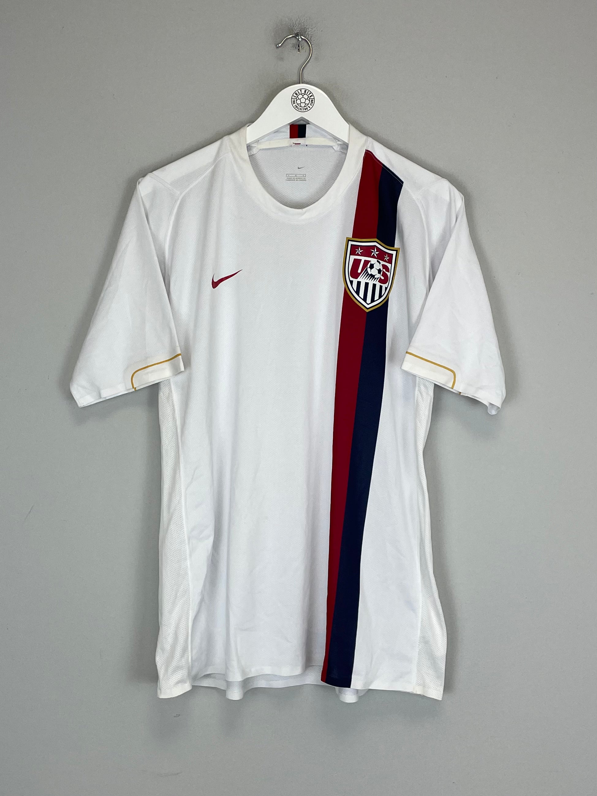 Shop 2006/07 USA *PLAYER ISSUE* HOME SHIRT (L) NIKE, classic football shirts, vintage football shirts & retro soccer jerseys at Cult Kits