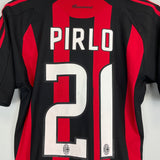 2008/09 AC MILAN PIRLO #21 HOME SHIRT (XL.KIDS) ADIDAS