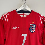 2004/06 ENGLAND BECKHAM #7 AWAY SHIRT (M) UMBRO