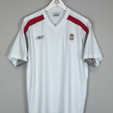 Shop 2003/04 LIVERPOOL TRAINING SHIRT (L) REEBOK, classic football shirts, vintage football shirts & retro soccer jerseys at Cult Kits