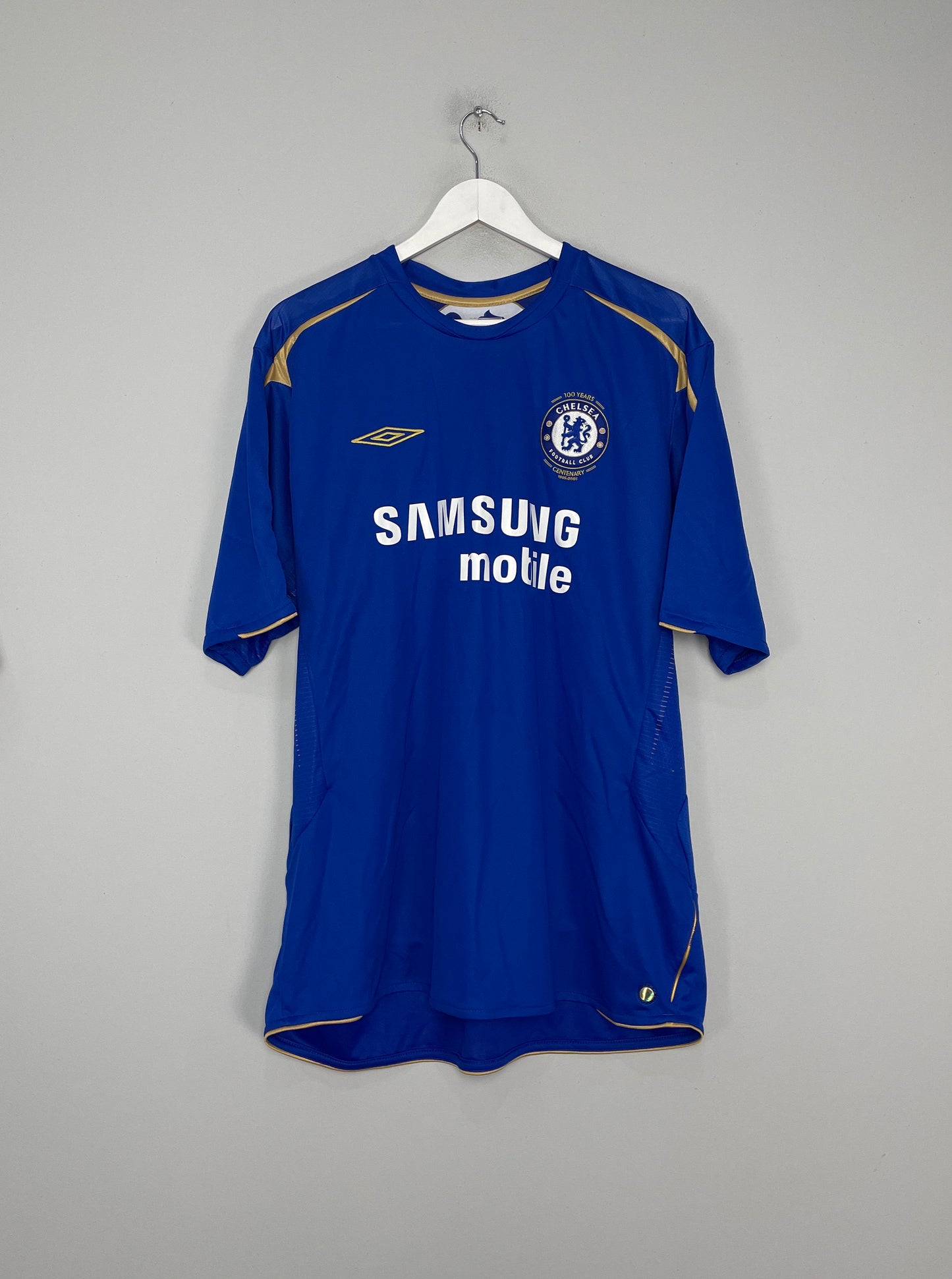 2005/06 CHELSEA LAMPARD #8 *CENTENARY* HOME SHIRT (XXL) UMBRO