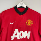 2013/14 MANCHESTER UNITED VIDIC #15 HOME SHIRT (L) NIKE