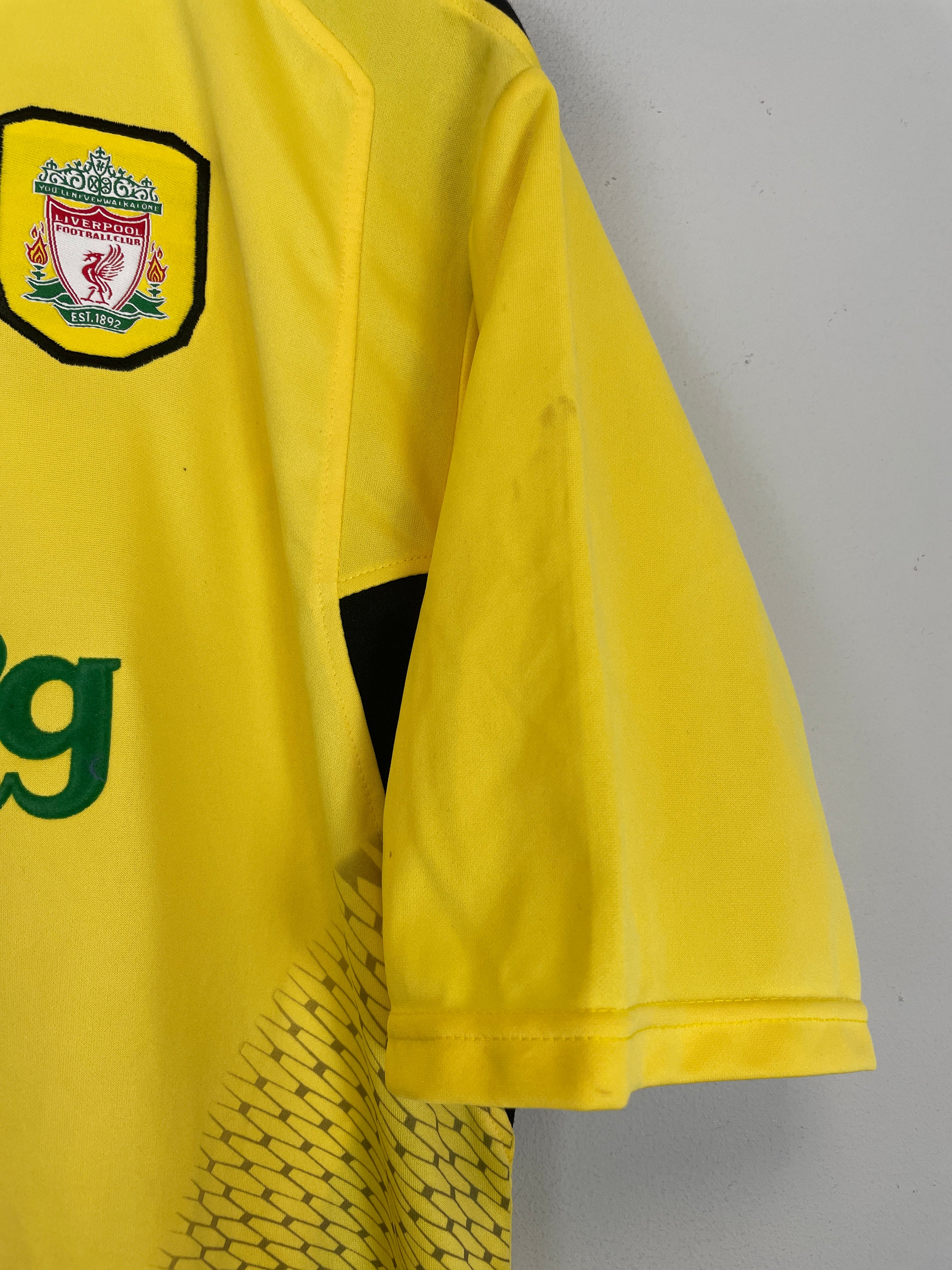 Shop 2004/06 LIVERPOOL LUIS GARCIA #10 AWAY SHIRT (L) REEBOK, classic football shirts, vintage football shirts & retro soccer jerseys at Cult Kits