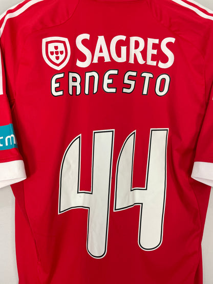 2012/13 BENFICA ERNESTO #44 *PLAYER ISSUE* SIGNED HOME SHIRT (L) ADIDAS