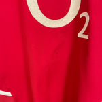 Shop 2002/04 ARSENAL FABREGAS #57 HOME SHIRT (L) NIKE, classic football shirts, vintage football shirts & retro soccer jerseys at Cult Kits