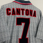 Shop 1995/96 MANCHESTER UNITED CANTONA #7 AWAY SHIRT (XL) UMBRO, classic football shirts, vintage football shirts & retro soccer jerseys at Cult Kits