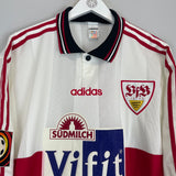 1996/97 STUTTGART VERLAAT #5 *MATCH ISSUE* HOME SHIRT (XXL) ADIDAS