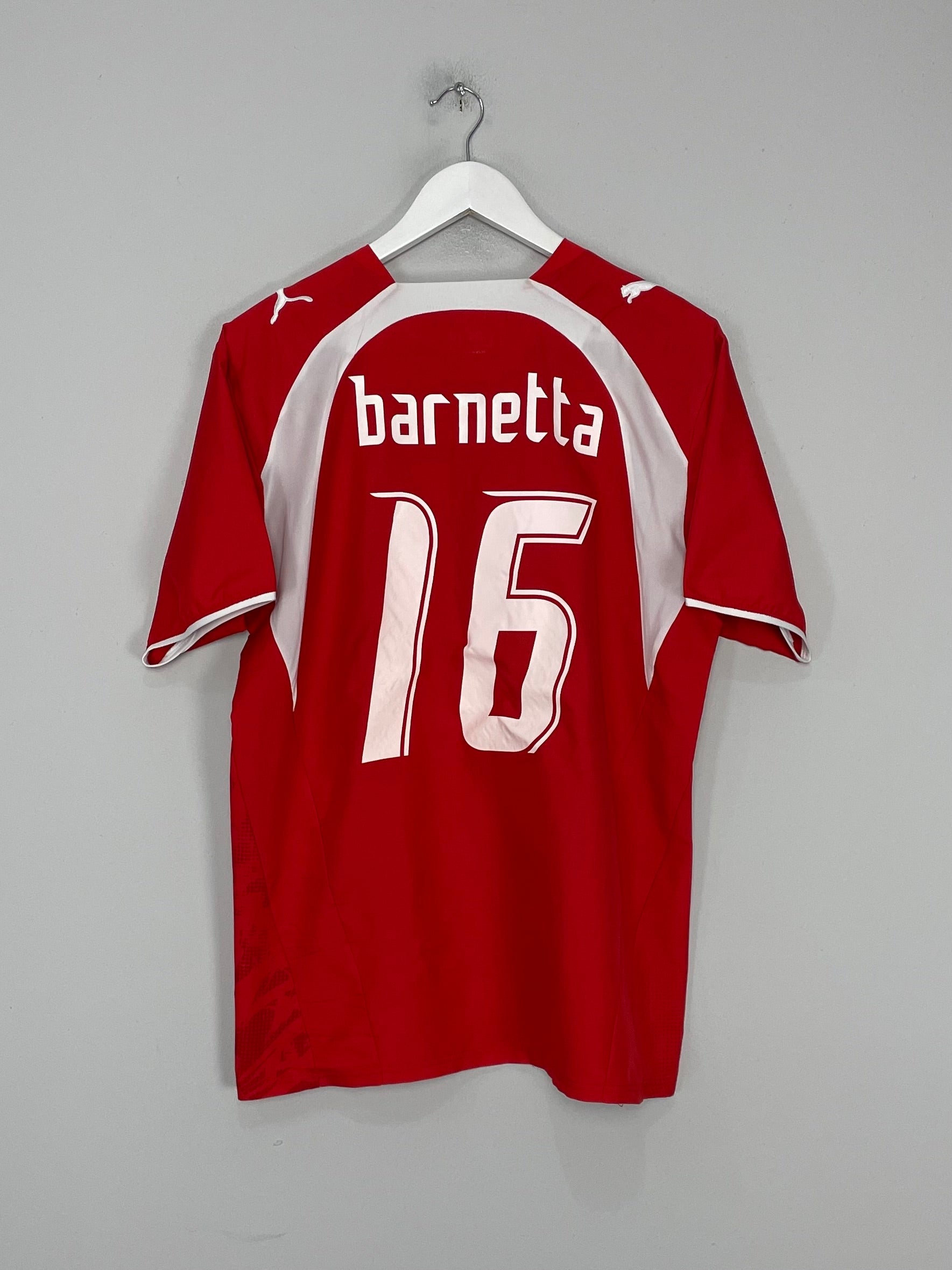 Shop 2006/08 SWITZERLAND BARNETTA #16 HOME SHIRT (M) PUMA, classic football shirts, vintage football shirts & retro soccer jerseys at Cult Kits