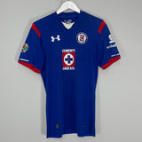 Shop 2014/15 CRUZ AZUL GIMENEZ #10 HOME SHIRT (M) UNDER ARMOUR, classic football shirts, vintage football shirts & retro soccer jerseys at Cult Kits