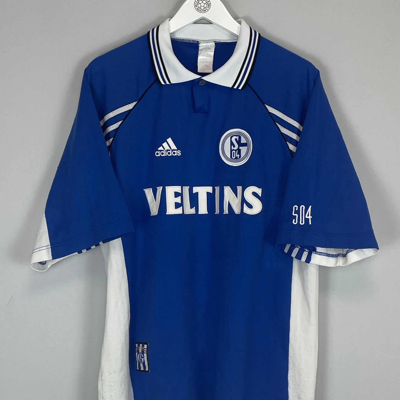 Shop 1998/00 SCHALKE HOME SHIRT (XL) ADIDAS, classic football shirts, vintage football shirts & retro soccer jerseys at Cult Kits