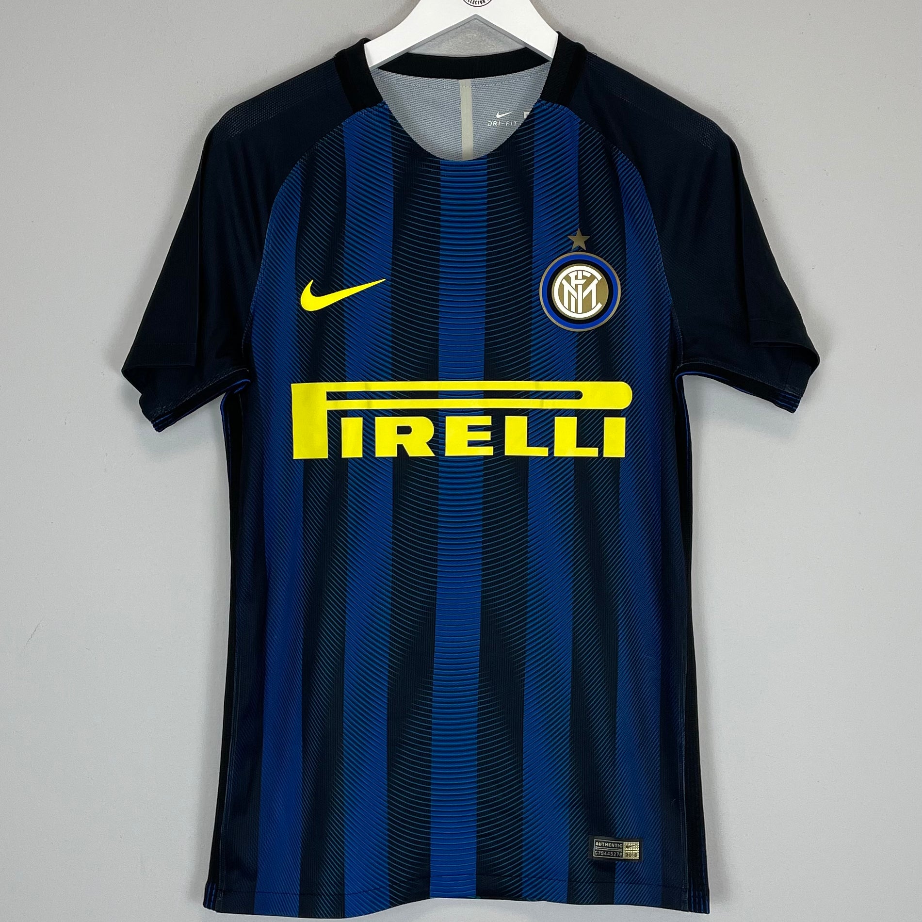 Shop 2016/17 INTER MILAN *AUTHENTIC* HOME SHIRT (S) NIKE, classic football shirts, vintage football shirts & retro soccer jerseys at Cult Kits