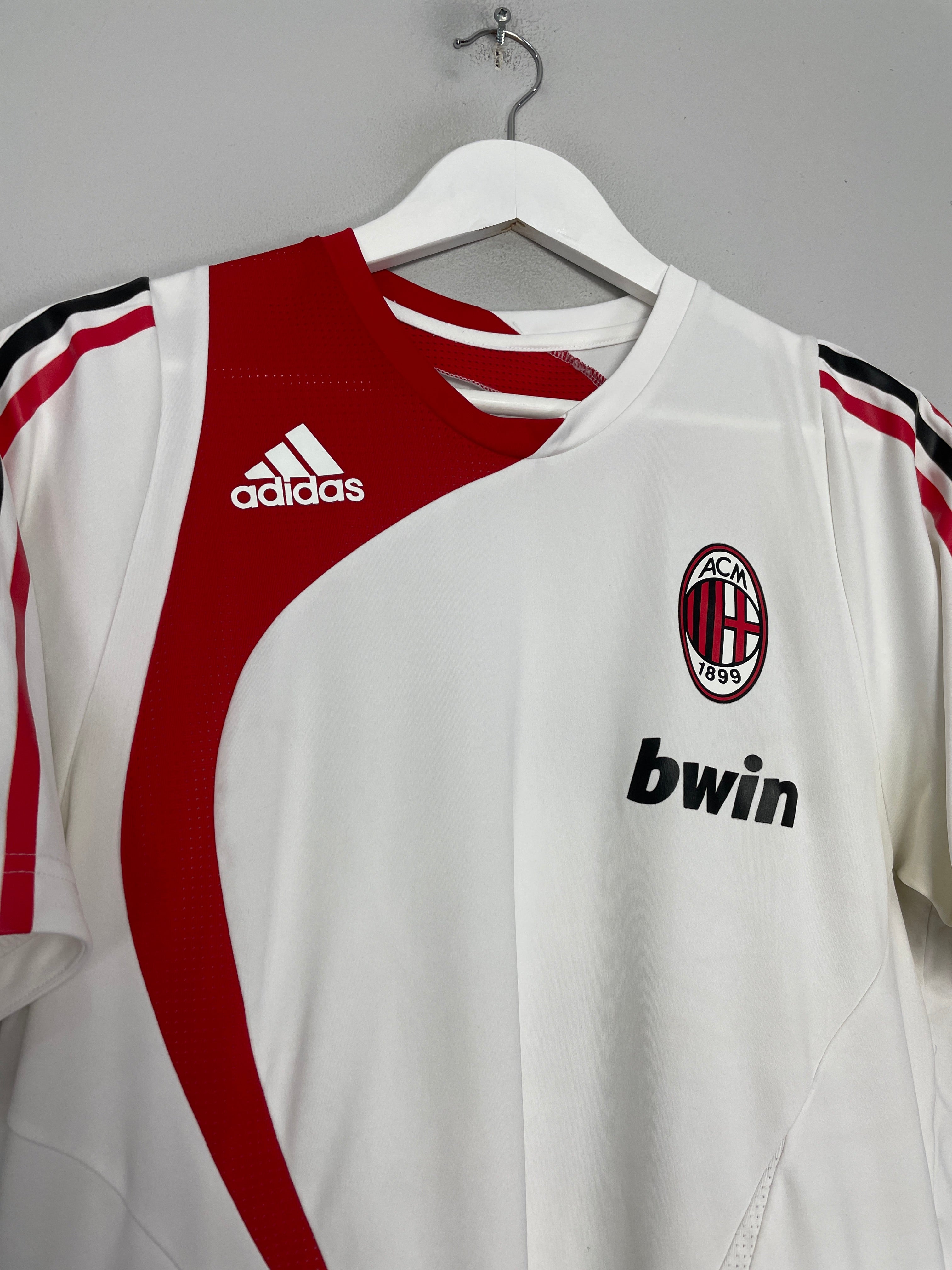 Shop 2007/09 AC MILAN TRAINING SHIRT (M) ADIDAS, classic football shirts, vintage football shirts & retro soccer jerseys at Cult Kits