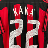 Shop 2003/04 AC MILAN KAKA #22 HOME SHIRT (M) ADIDAS, classic football shirts, vintage football shirts & retro soccer jerseys at Cult Kits