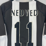 Shop 2004/05 JUVENTUS NEDVED #11 HOME SHIRT (M) NIKE, classic football shirts, vintage football shirts & retro soccer jerseys at Cult Kits