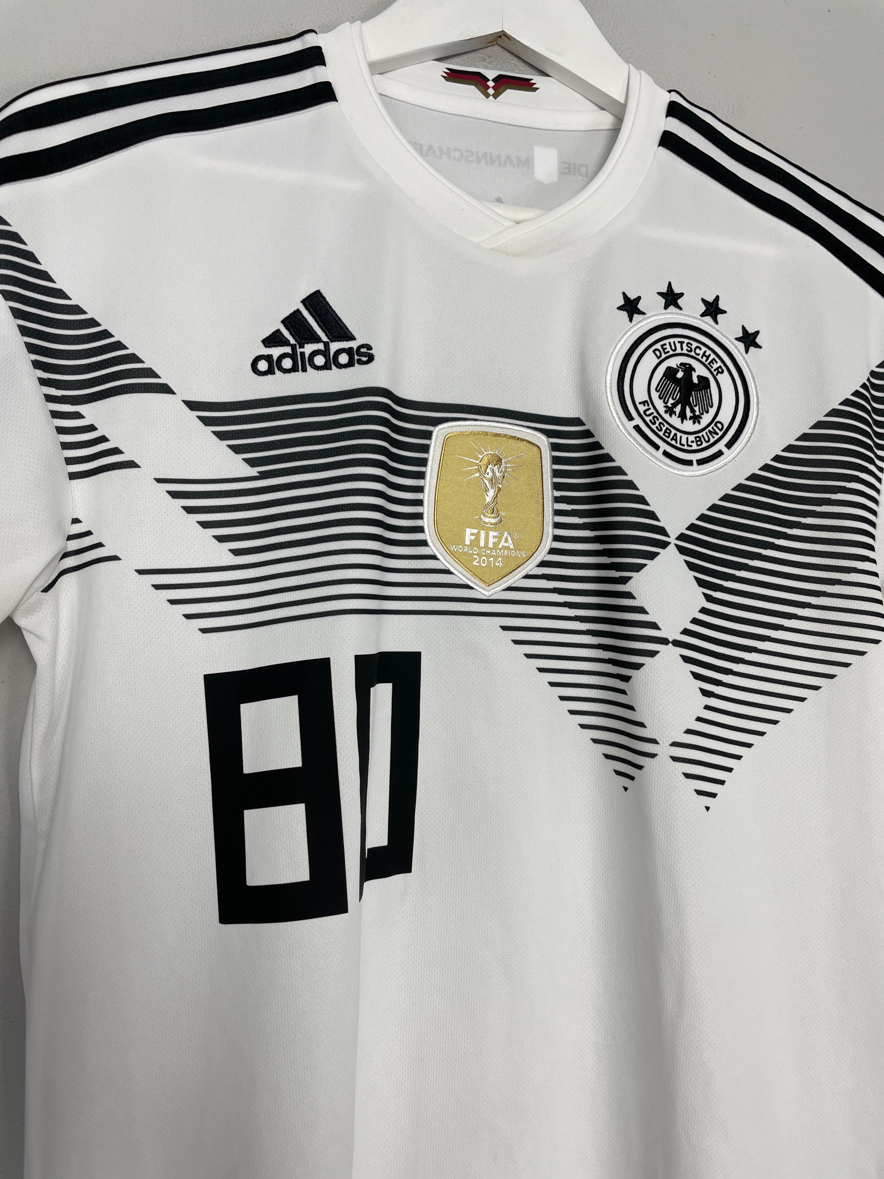 Shop 2018/19 GERMANY #80 HOME SHIRT (S) ADIDAS, classic football shirts, vintage football shirts & retro soccer jerseys at Cult Kits