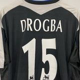 Shop 2004/05 CHELSEA DROGBA #15 AWAY SHIRT (XXL) UMBRO, classic football shirts, vintage football shirts & retro soccer jerseys at Cult Kits