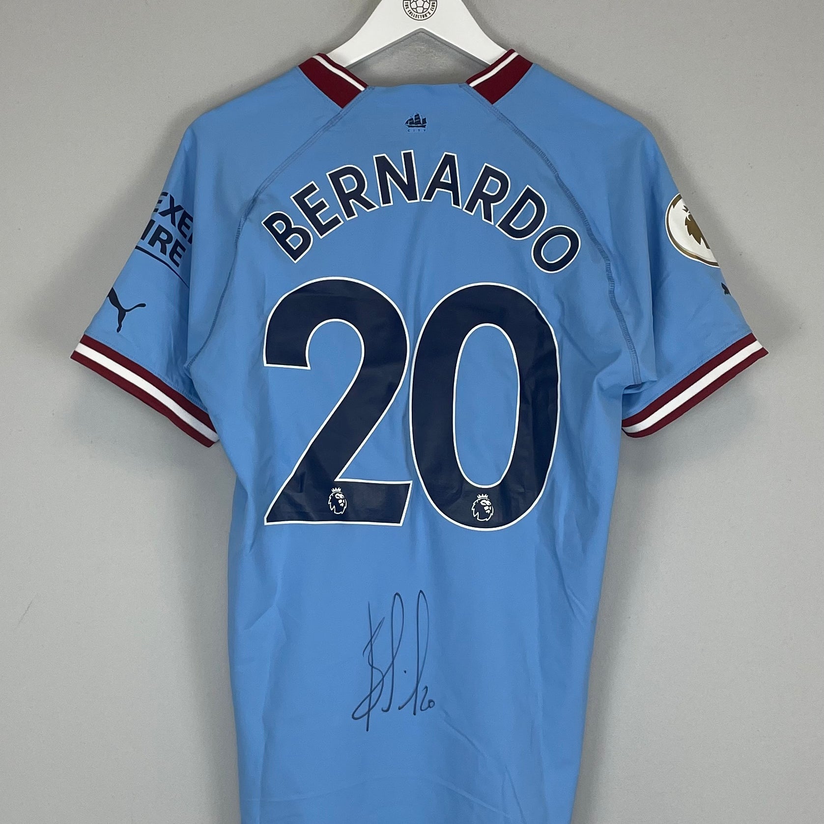 Shop 2022/23 MANCHESTER CITY BERNARDO #20 *PLAYER ISSUE + SIGNED* HOME SHIRT (M) PUMA, classic football shirts, vintage football shirts & retro soccer jerseys at Cult Kits