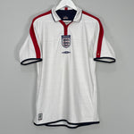 Shop 2003/05 ENGLAND HOME SHIRT (M) UMBRO, classic football shirts, vintage football shirts & retro soccer jerseys at Cult Kits