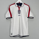 Shop 2003/05 ENGLAND HOME SHIRT (M) UMBRO, classic football shirts, vintage football shirts & retro soccer jerseys at Cult Kits