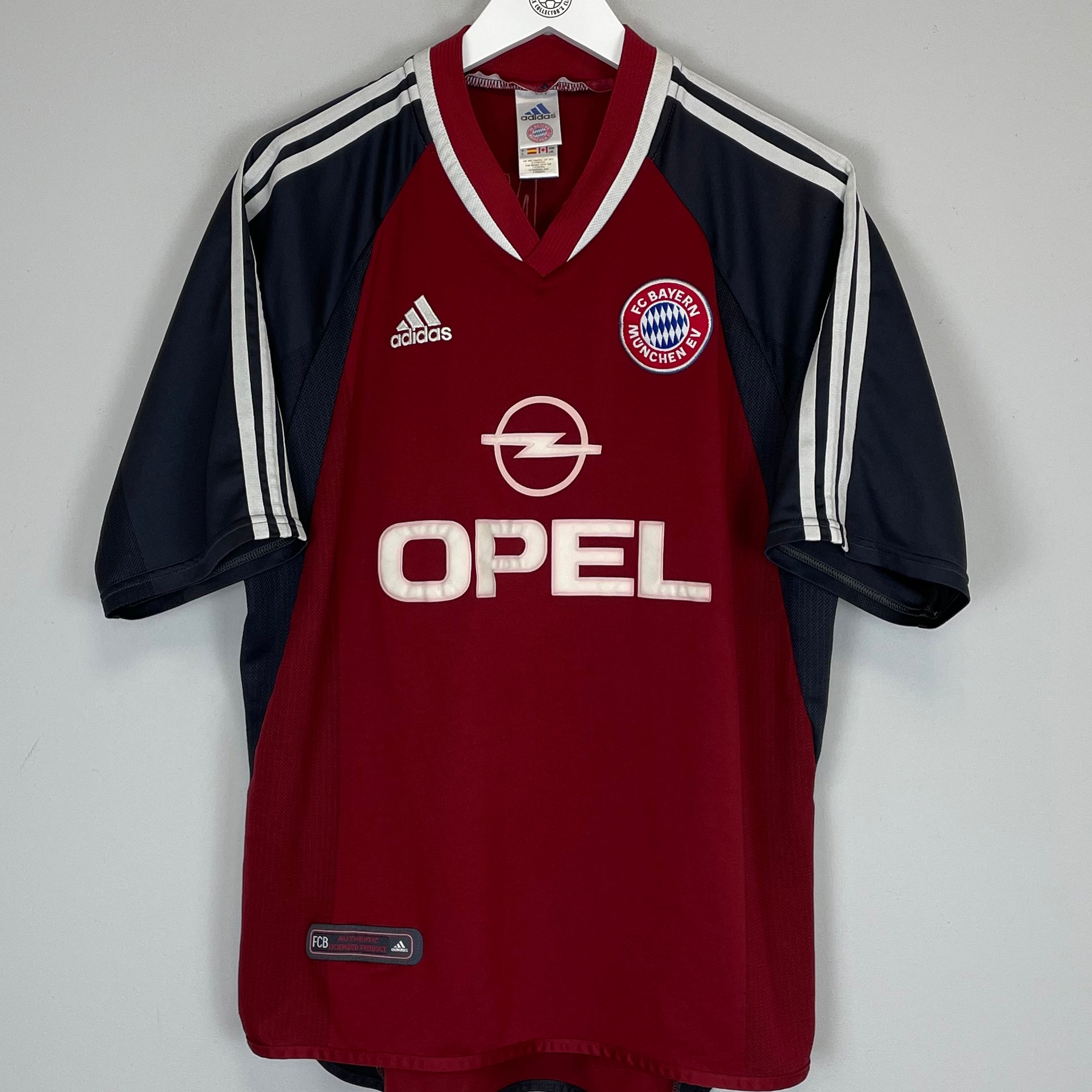 Shop 2001/02 BAYERN MUNICH BALLACK #13 HOME SHIRT (L) ADIDAS, classic football shirts, vintage football shirts & retro soccer jerseys at Cult Kits