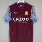 Shop 2022/23 ASTON VILLA WATKINS #11 *MATCH ISSUE* HOME SHIRT (M) CASTORE, classic football shirts, vintage football shirts & retro soccer jerseys at Cult Kits