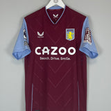 Shop 2022/23 ASTON VILLA WATKINS #11 *MATCH ISSUE* HOME SHIRT (M) CASTORE, classic football shirts, vintage football shirts & retro soccer jerseys at Cult Kits