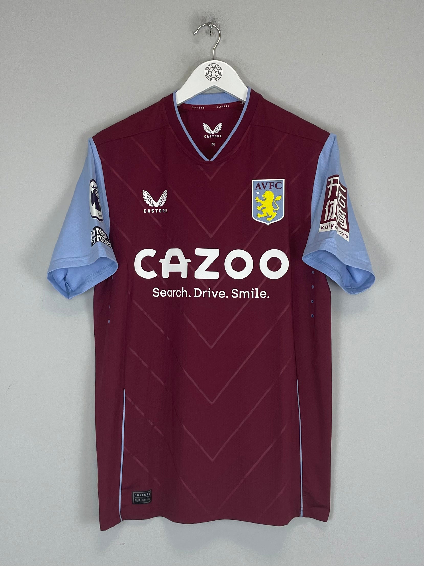 Shop 2022/23 ASTON VILLA WATKINS #11 *MATCH ISSUE* HOME SHIRT (M) CASTORE, classic football shirts, vintage football shirts & retro soccer jerseys at Cult Kits